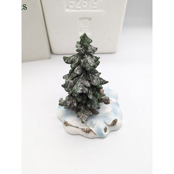 Department Dept 56 Village Accessories Double Pine Trees #52619 - Picture 7 of 8